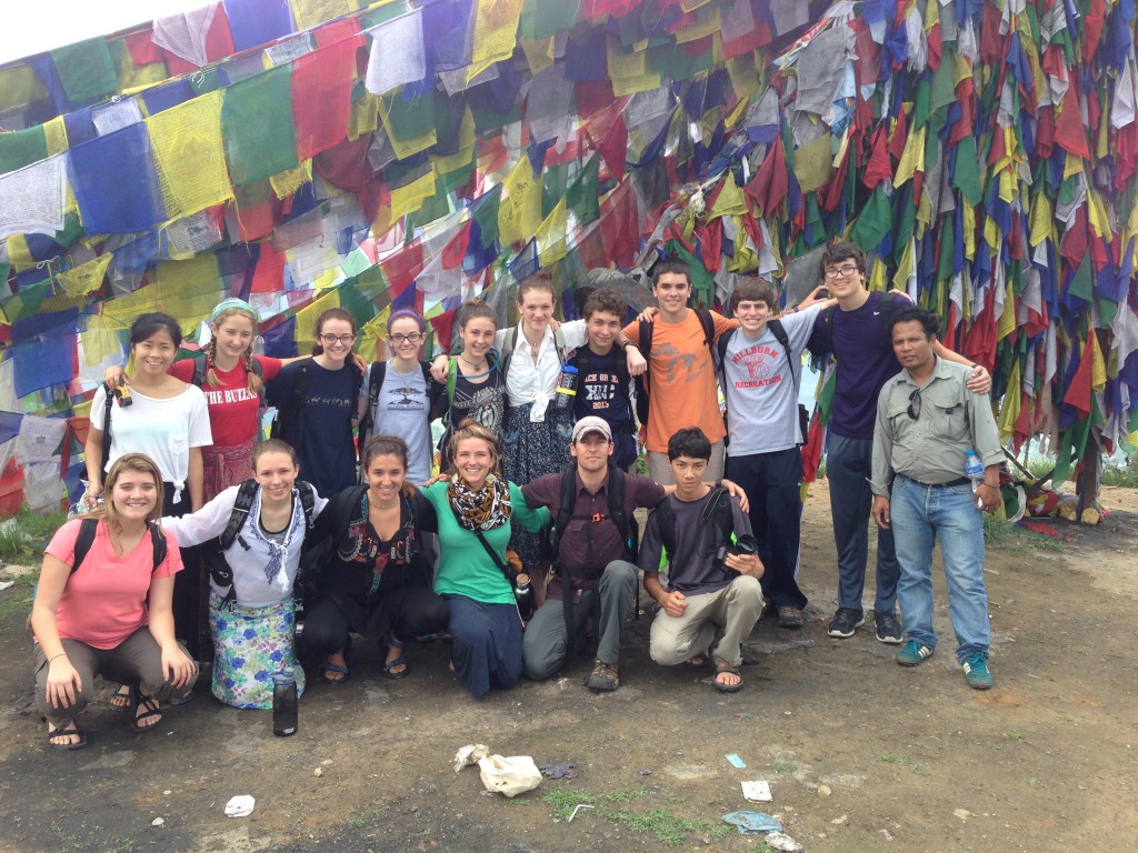 The group with Ratna at Namo Buddha.