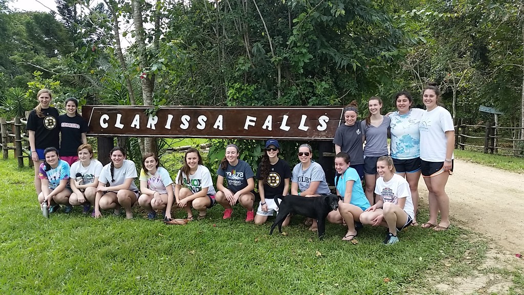 Group at CFalls_Nda Belize
