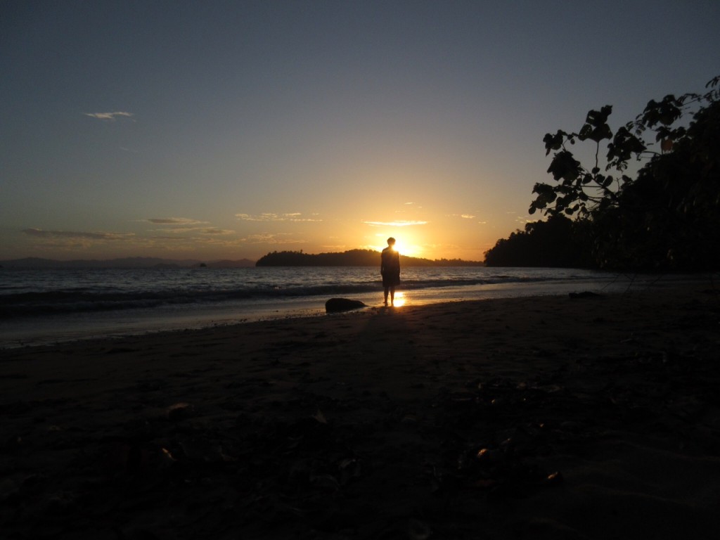 Jonah says hello to the sun.