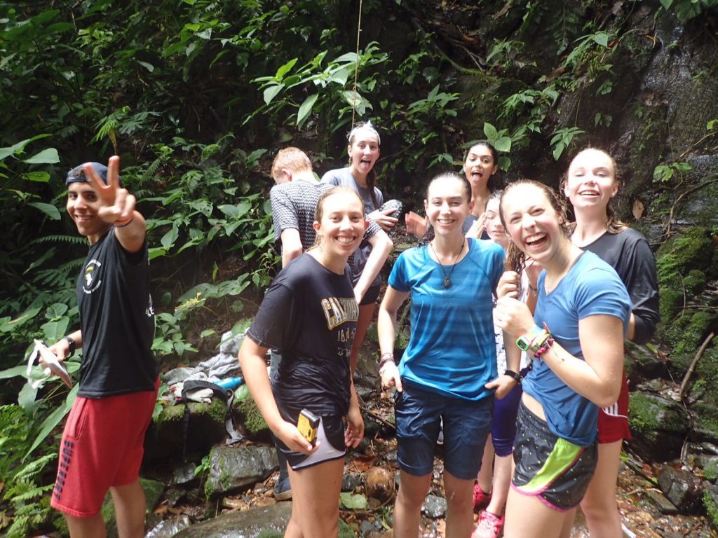 In the jungle on the way to the RAC